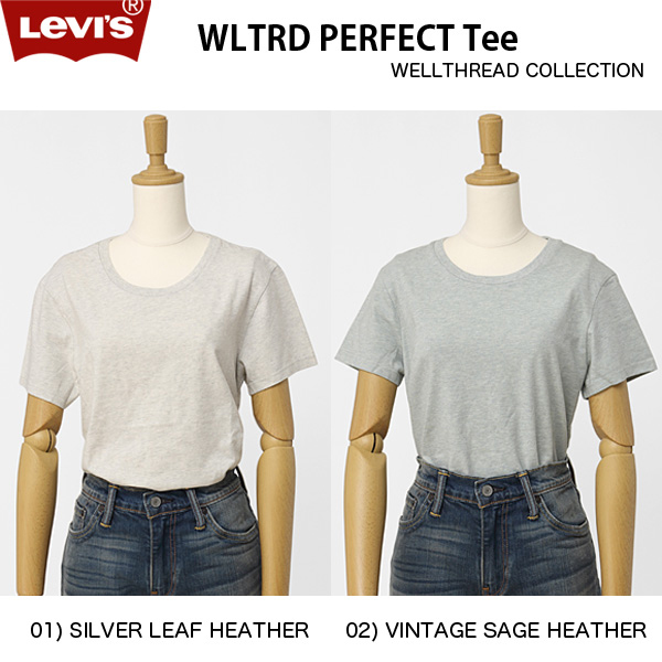 リーバイス LEVI'S レディース WELLTHREAD WLTRD PERFECT Tシャツ 27543-00の画像