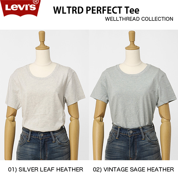 リーバイス LEVI'S レディース WELLTHREAD WLTRD PERFECT Tシャツ 27543-00画像