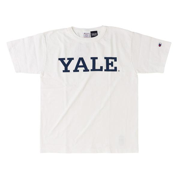 Champion チャンピオン（champion) 米国製　USA製　カレッジTシャツ C5-T303 クルーネック YALE  ロゴの画像