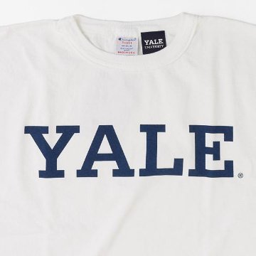 Champion チャンピオン（champion) 米国製　USA製　カレッジTシャツ C5-T303 クルーネック YALE  ロゴの画像