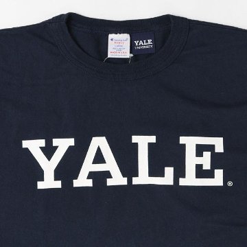 Champion チャンピオン（champion) 米国製　USA製　カレッジTシャツ C5-T303 クルーネック YALE  ロゴの画像