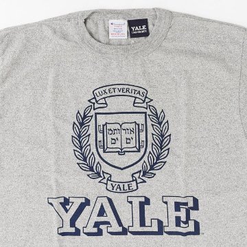 Champion チャンピオン（champion) 米国製　USA製　カレッジTシャツ C5-T303 クルーネック YALE  ロゴ画像