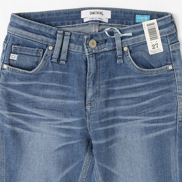 SOMETHING サムシング COOL クールサマー スキニー　SKINNY テンセル入りジーンズ　SS36の画像