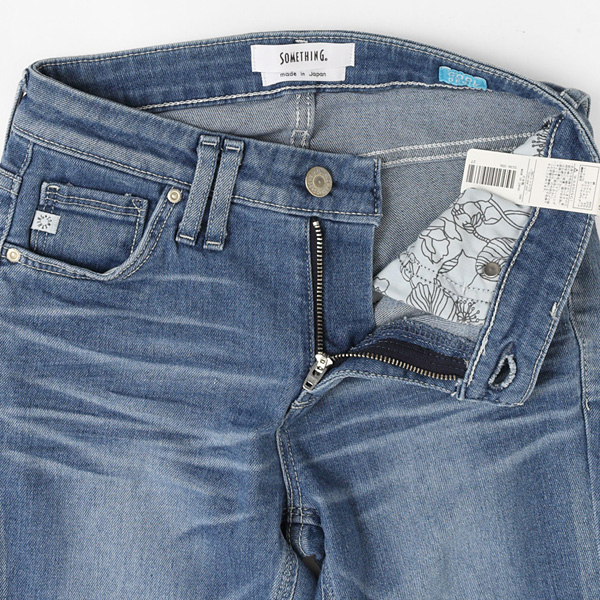 SOMETHING サムシング COOL クールサマー スキニー　SKINNY テンセル入りジーンズ　SS36の画像