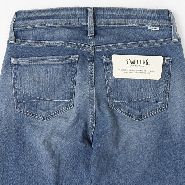 SOMETHING サムシング COOL クールサマー スキニー　SKINNY テンセル入りジーンズ　SS36の画像