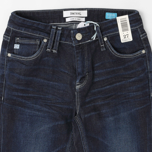 SOMETHING サムシング COOL クールサマー スキニー　SKINNY テンセル入りジーンズ　SS36の画像