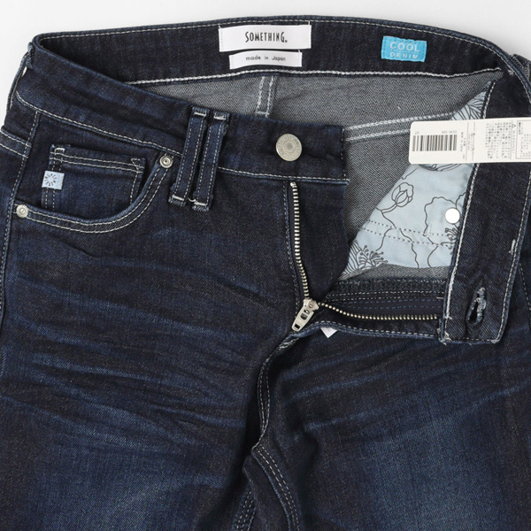 SOMETHING サムシング COOL クールサマー スキニー　SKINNY テンセル入りジーンズ　SS36の画像