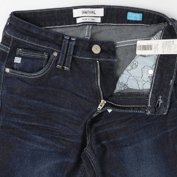 SOMETHING サムシング COOL クールサマー スキニー　SKINNY テンセル入りジーンズ　SS36の画像