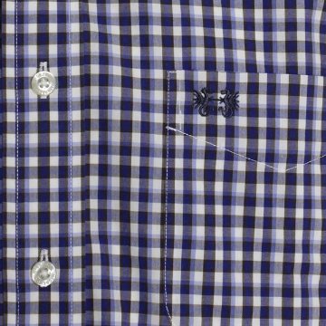 McGREGOR メンズ　半袖ボタンダウンチェクウシャツ　イージーケア　綿100％　EASY CARE　の画像
