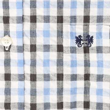  McGREGOR マックレガー メンズ 半袖シャツ 111160309 チェックBDシャツの画像