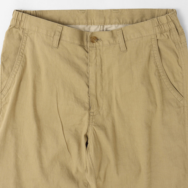 McGRGOR マックレガー メンズ 綿麻 イージーパンツ ストレッチ テーパードストレート サイドゴム 111310106の画像