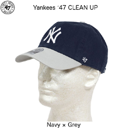 47 ニューヨーク・ヤンキース 2トン キャップ cap メジャーリーグ 帽子 野球帽 　キッズ　MVP04WBVRPK画像