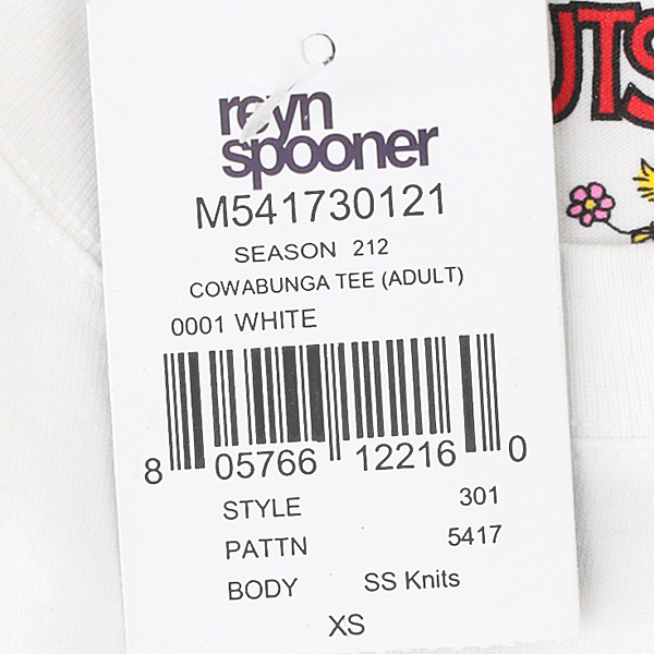 reynspooner レインスプーナー 301-5417 REYN SPOONER X PEANUTSの限定コラボ Cowabunga Tシャツ画像