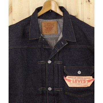 1936年Model   506ＸＸ　米国製  Type-ⅠJacket  ファーストモデル  バレンシア工場　555刻印　70501-00 03)リジッド　DEAD STOCKの画像