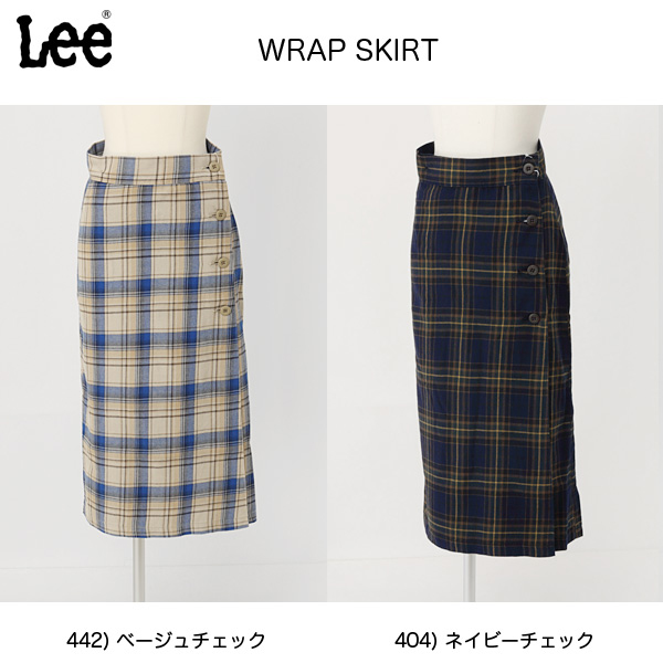 Leeレディース WRAP SKIRT ラップロングスカート LL9025の画像
