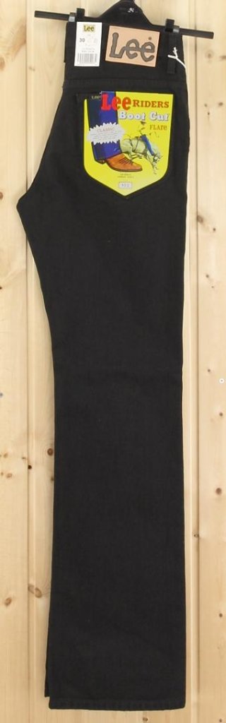 Lee 102　01020-75　Black　ブラック  アメリカンスタンダード　ツイル　BOOT CUT　ブーツカット　日本製の画像