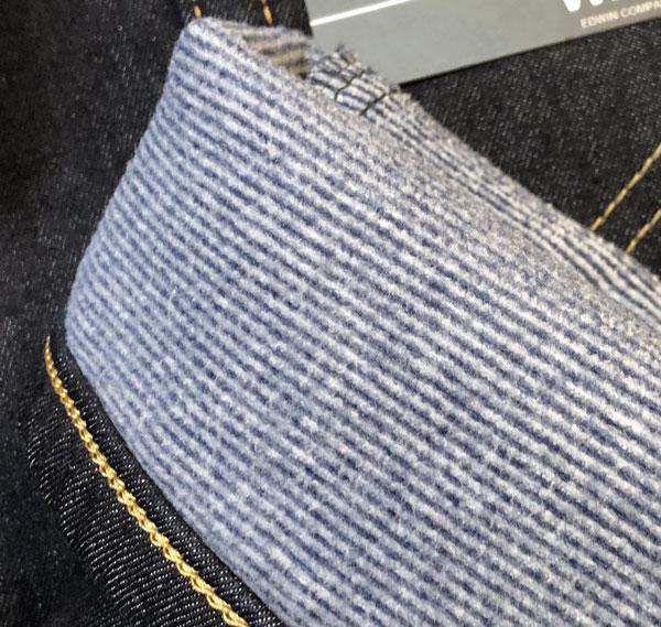 EDWIN キングサイズ　38.40.42　E403Ｗ レギュラーストレート 冬の暖かジーンズ ソフトな履き心地！ 防風性、透湿性、 暖かな裏起毛、ストレッチ。画像