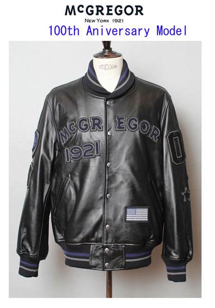 McGREGOR　111141702 Award　Jacket エンブレムレザースタジアムの画像