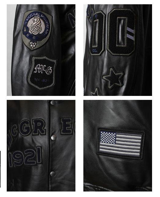 McGREGOR　111141702 Award　Jacket エンブレムレザースタジアムの画像