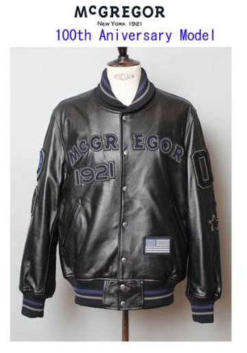 McGREGOR　111141702 Award　Jacket エンブレムレザースタジアムの画像