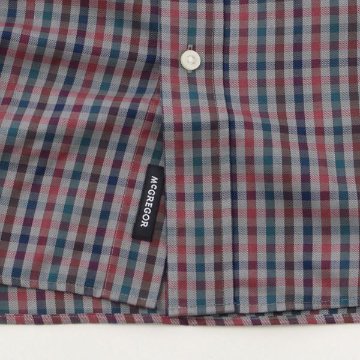 マッグレガー　メンズ長袖シャツボタンダウンチェックシャツ 形態安定チェックシャツ　EASY CARE 111171901の画像