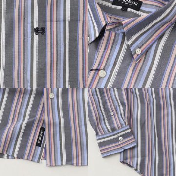 マッグレガー　メンズ長袖シャツボタンダウンチェックシャツ 形態安定チェックシャツ　EASY CARE 111171901の画像