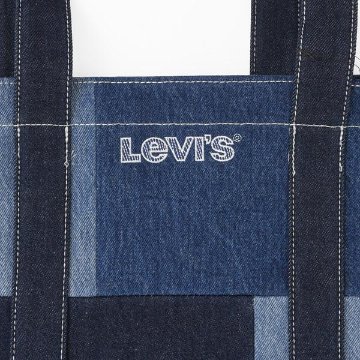 LEVI'S トートバック PACHWORK SHOPPER D6681-0001 01) JEANS BLUEの画像