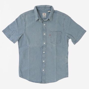 LEVI'S(リーバイス）86627-00　メンズ　半袖　SS CLASSIC ONE POCKET STANDARD  ワンポケットシャツ　39)STONE WASHの画像