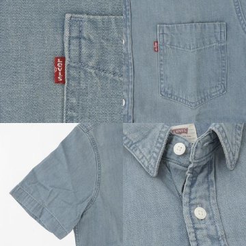 LEVI'S(リーバイス）86627-00　メンズ　半袖　SS CLASSIC ONE POCKET STANDARD  ワンポケットシャツ　39)STONE WASHの画像