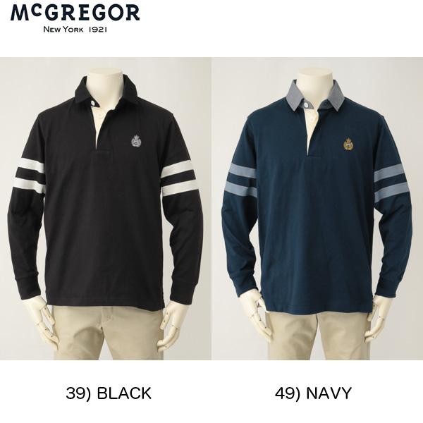 McGREGOR　エンブレム　紋章モチーフラガーシャツ　111612101の画像