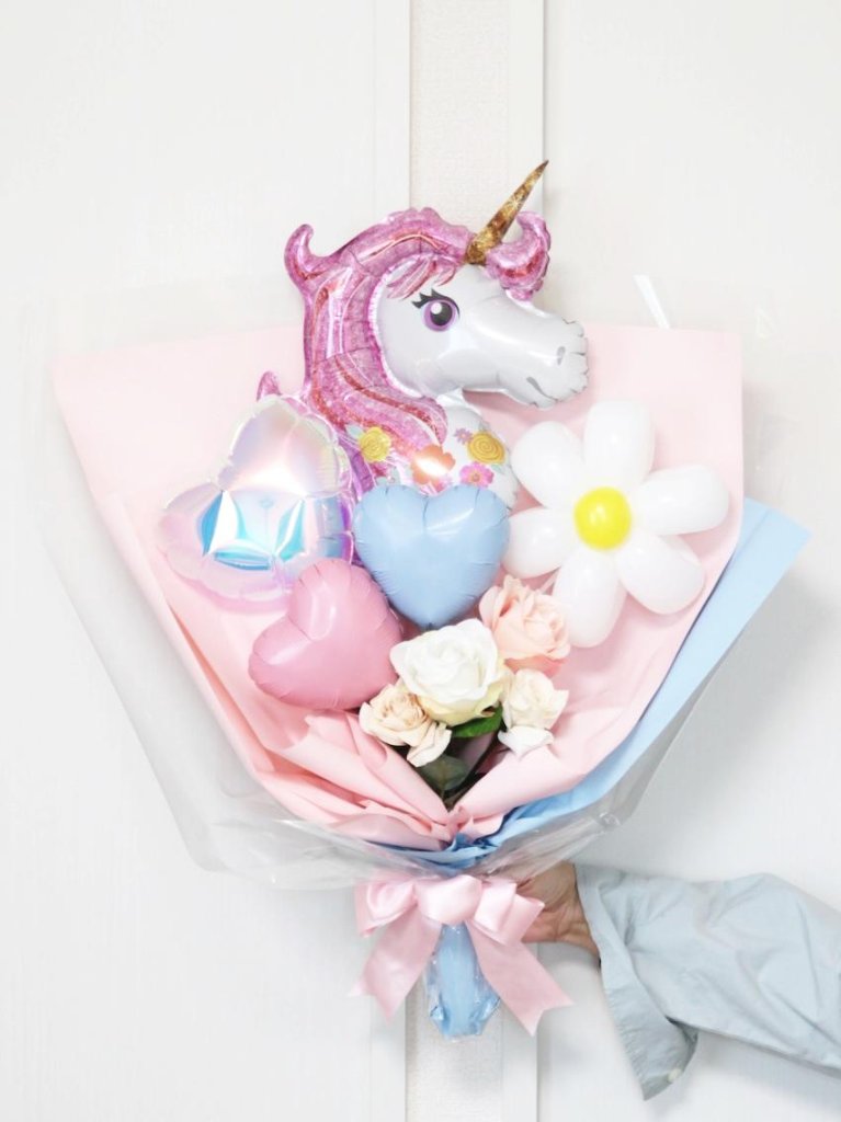 【バルーンバンチ】ユニコーンブーケの画像
