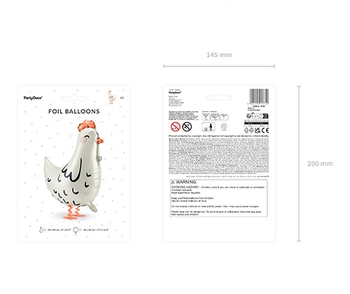 【お散歩バルーン】にわとりヘンの画像