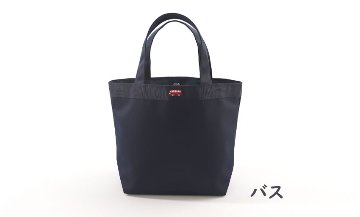【新柄入荷】紺 ミニバッグ　ランチバッグにもお勧め　【メール便送料無料】の画像