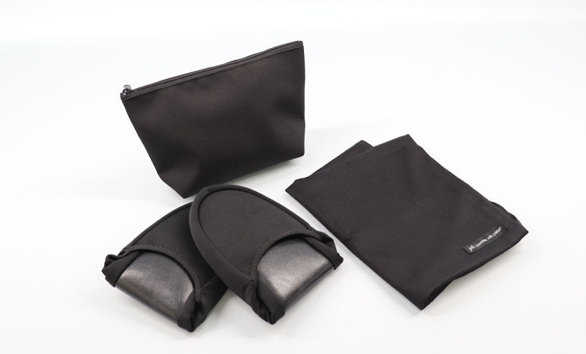 男女兼用　大きめサイズ 携帯スリッパ(巾着・ポーチ付き)の画像