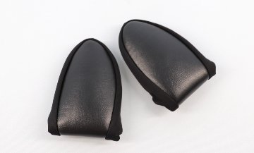 【新デザイン入荷】　ストライプリボン 携帯スリッパ　黒（専用巾着付き）2サイズ展開　23cm～25cmの画像