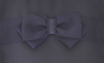 【展示見本品30％OFF】  リボンシューズバッグ　撥水加工ナイロン製【底マチあり】の画像