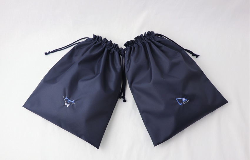 【展示見本品20％OFF】ナイロン製 巾着袋 中サイズの画像