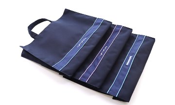 【ネット限定】 紺 マチ付き レッスンバッグ&シューズバッグ ２点セット  小学校受験　の画像