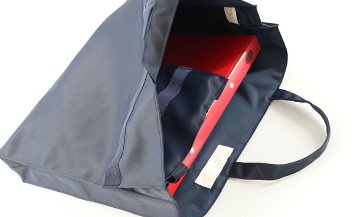 【ワケあり20％OFF】ナイロン製マチ付きレッスンバッグ　レースリボンの画像