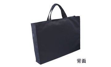 【ワケあり20％OFF】ナイロン製マチ付きレッスンバッグ　レースリボンの画像