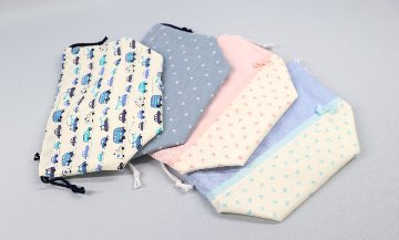  【抗菌防臭素材】布製 ランチ巾着の画像