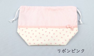  【抗菌防臭素材】布製 ランチ巾着の画像