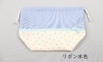  【抗菌防臭素材】布製 ランチ巾着の画像