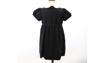 お受験服｜半袖ワンピース (後ろファスナー) 紺｜日本製｜期間限定｜ペアレンツドリームの画像