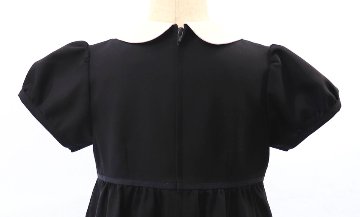 お受験服｜半袖ワンピース (後ろファスナー) 紺｜日本製｜期間限定｜ペアレンツドリームの画像