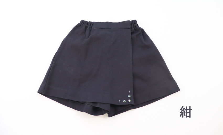 お受験服｜ラップキュロット(刺繍入り)｜日本製｜期間限定｜ペアレンツドリームの画像