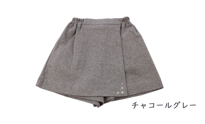 お受験服｜ラップキュロット(刺繍入り)｜日本製｜期間限定｜ペアレンツドリームの画像