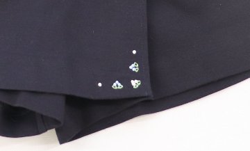 お受験服｜ラップキュロット(刺繍入り)｜日本製｜期間限定｜ペアレンツドリームの画像