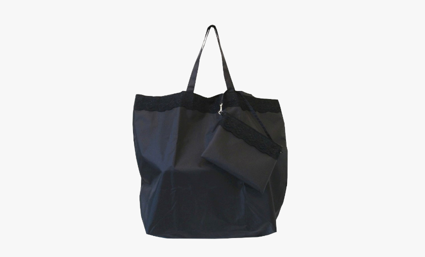 【展示見本品のため50％OFF】ランドセルお迎えバッグ　黒レース （専用ポーチ付き）の画像