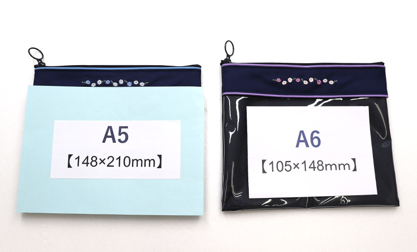 中身が見えるクリアポーチ　折り紙ケース 小物収納に便利の画像